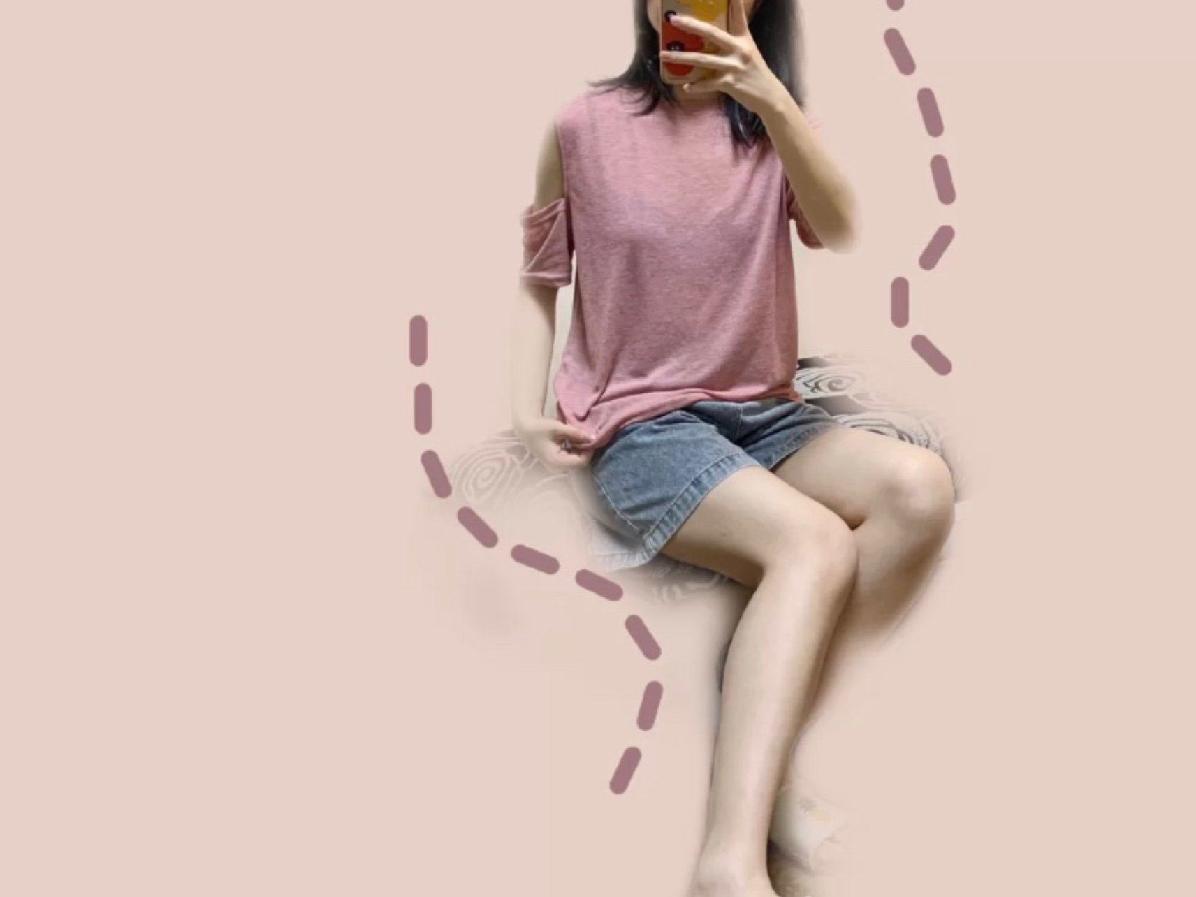 终于可以对着镜子拍全身照啦!