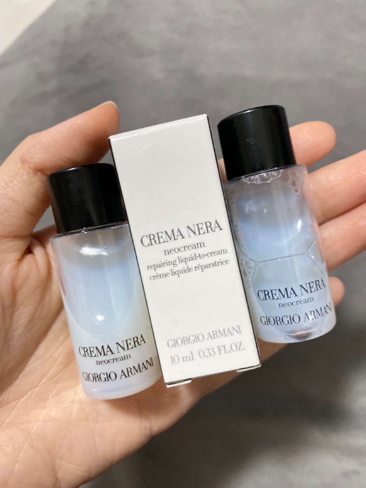 阿玛尼液体面霜