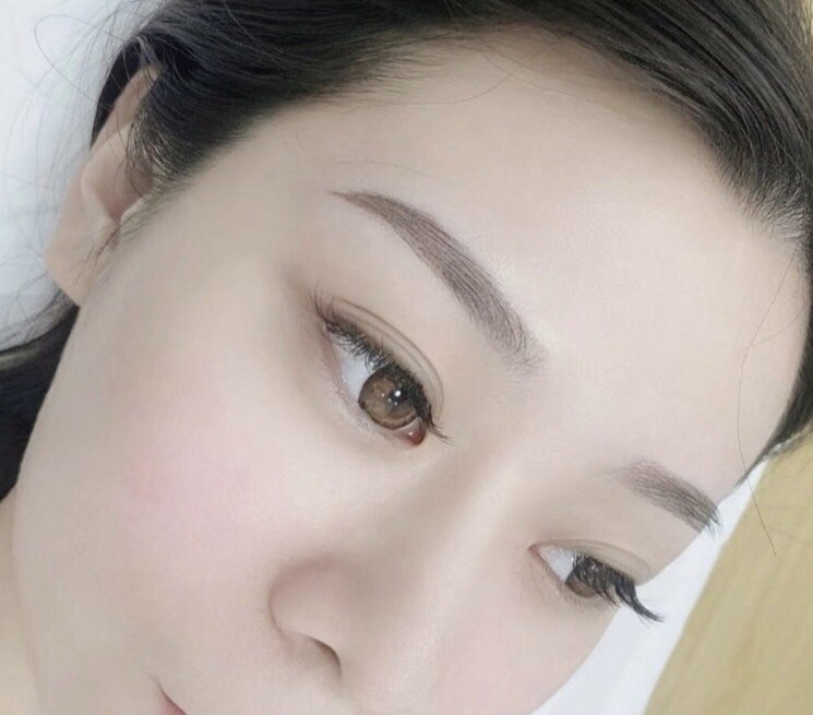 【半永久纹眉】韩式半永久纹眉3d粉雾眉 纯植物色乳/免费补色 立体