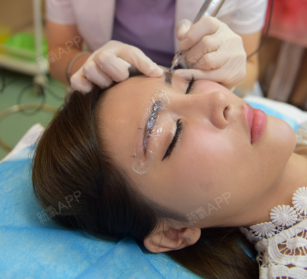 半永久纹眉术术后第0天