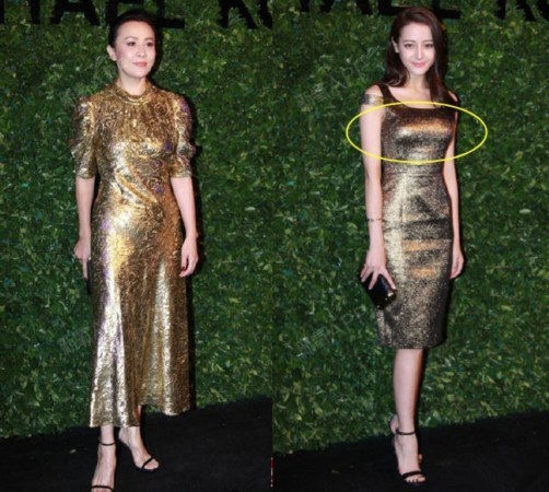 史诗级的撞衫尴尬迪丽热巴靠这一点赢了刘嘉玲