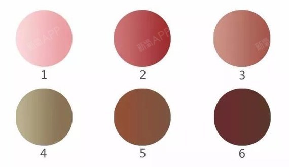 我们先大概了解一下乳晕常见的颜色.