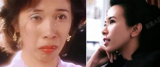 还有,龅牙明显的黄妈来说,用ps帮她内收牙齿之后,侧貌是不是看起来也