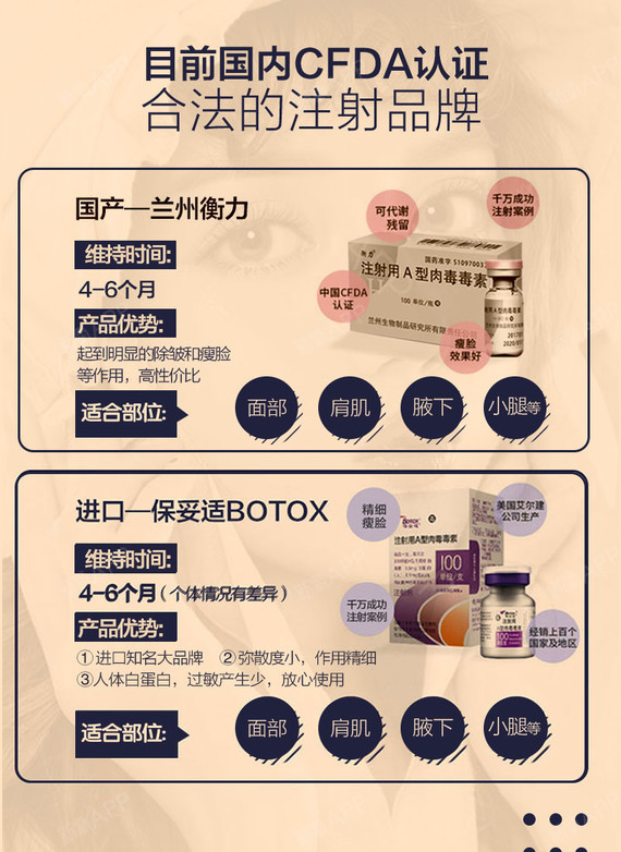 【除皱瘦脸】衡力 除皱瘦脸 50单位 ,【衡力瘦脸针50u】国产兰州除皱
