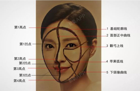 我們中國人臉寬,面部扁平,而歐洲人臉更立體,本身骨骼發育就不同,黃金