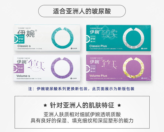 【玻尿酸】伊婉 伊婉c 1ml ,韩国进口伊婉c,部位,太阳穴/下巴/苹果肌