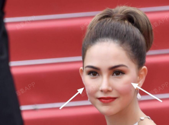 章子怡脸垮可我只注意到她的印第安纹