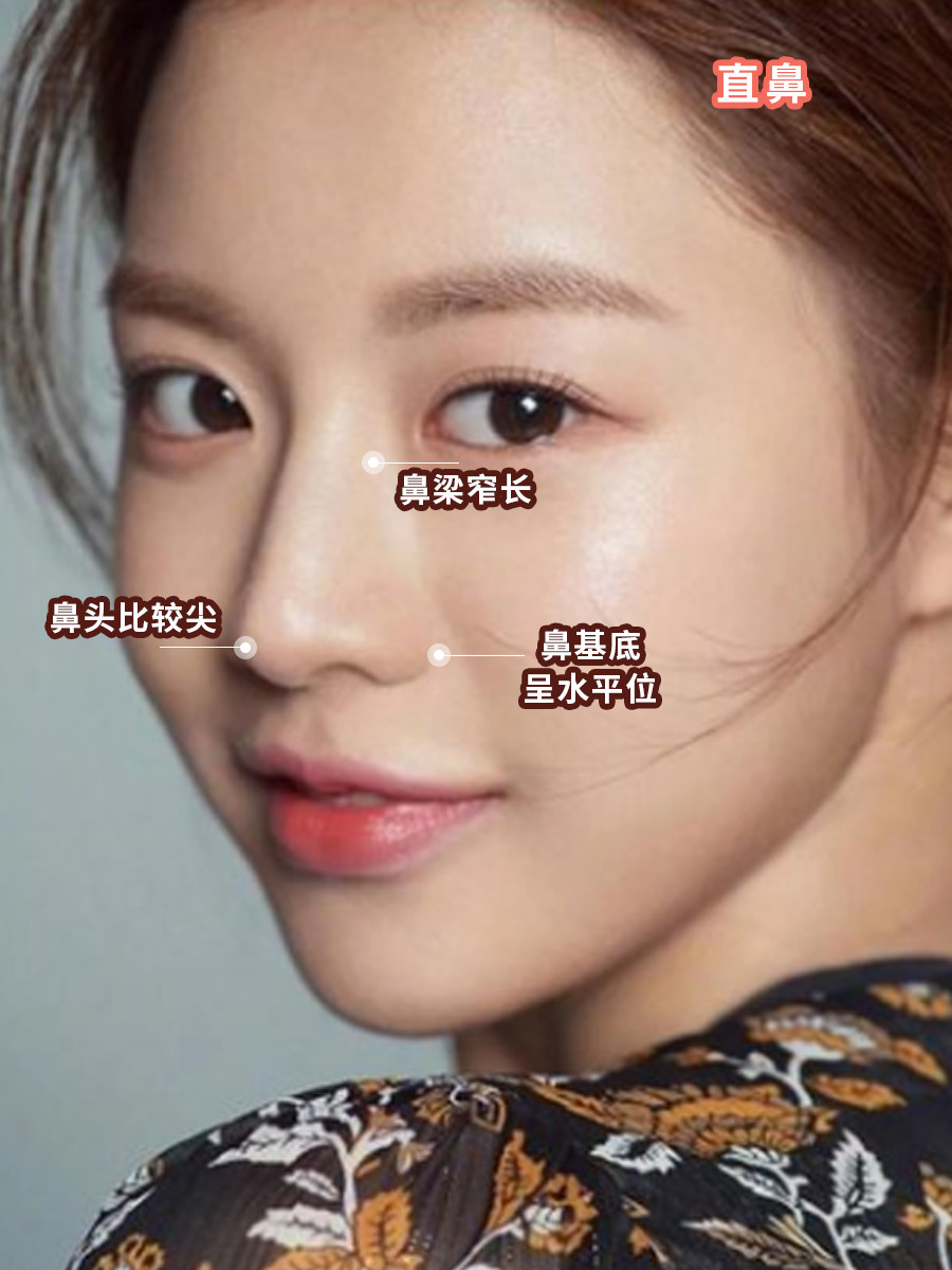 小可爱们赶紧来看看你适合哪种鼻型?