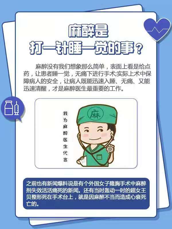 关于麻醉的小知识第二弹:麻醉知识的q&a