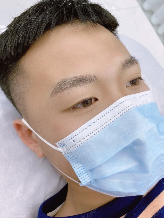 男士纹眉|半永久野生眉我那眉毛真是肉眼可见的少,太_圈子-新氧美容