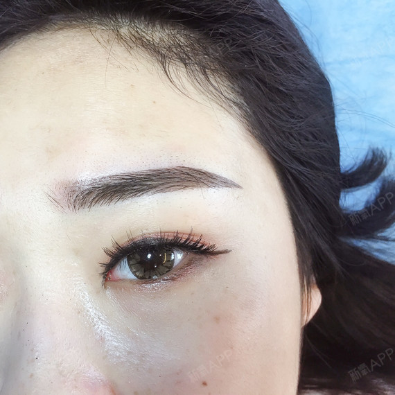 妙龄18半永久纹眉第0天美丽日记