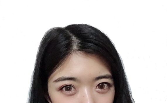   不知道这个眼距算宽还是窄