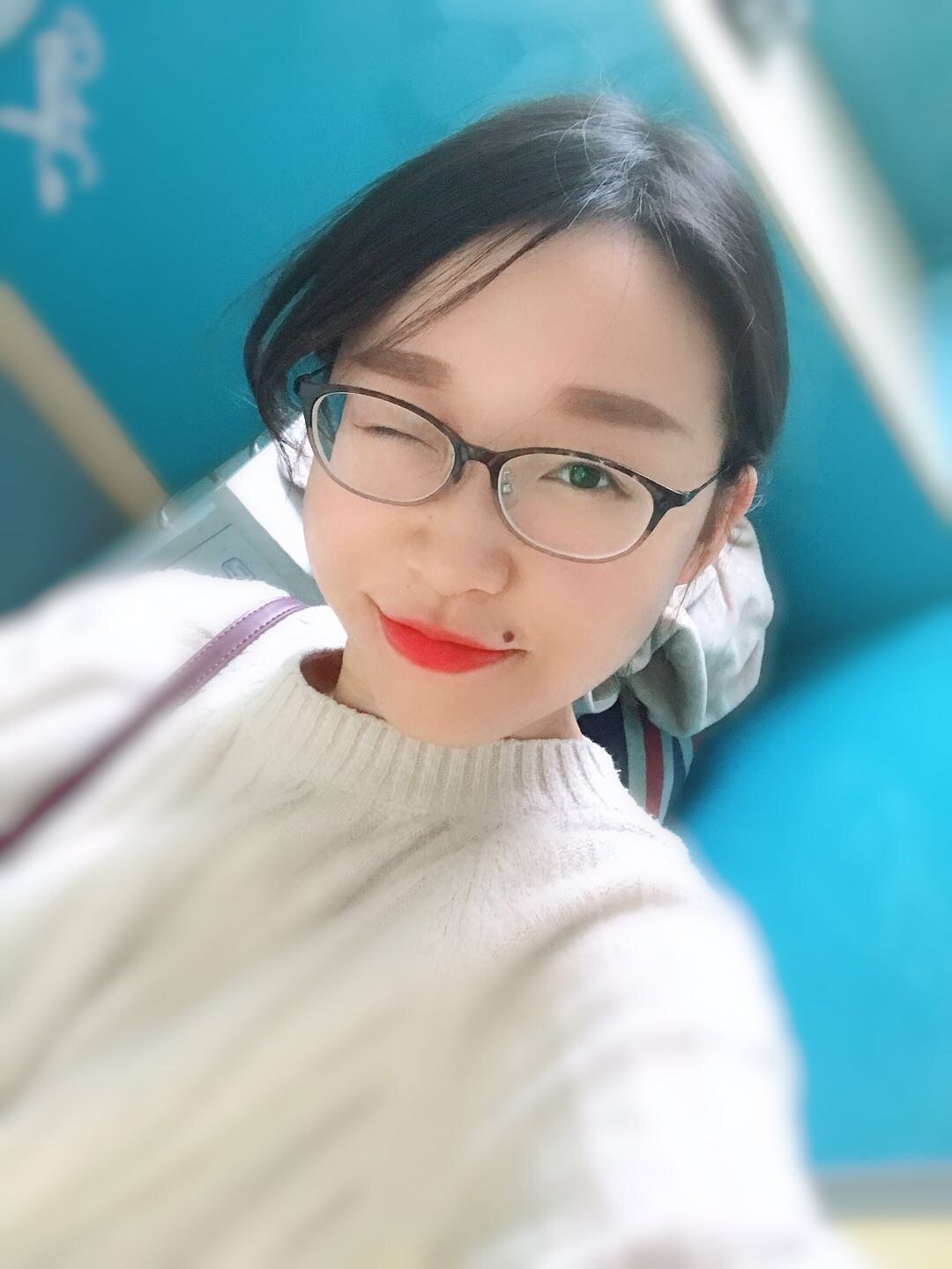 自拍必备单眼wink