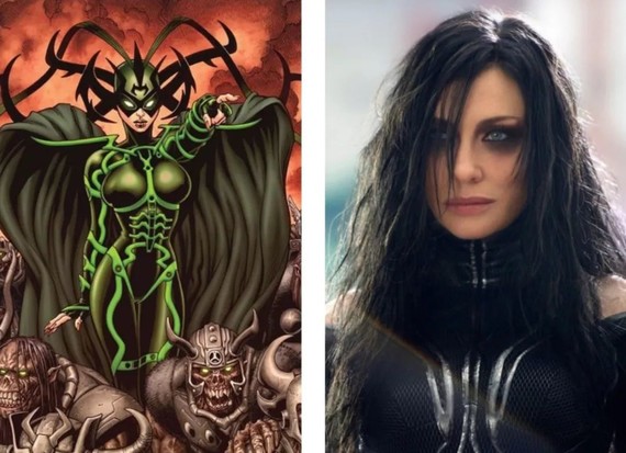 电影里海拉单手接住了雷神之锤,并且捏爆了它.