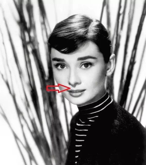 蝴蝶光会制造出面颊与下巴的阴影,因此会更突出两颊颧骨,并且让面孔看