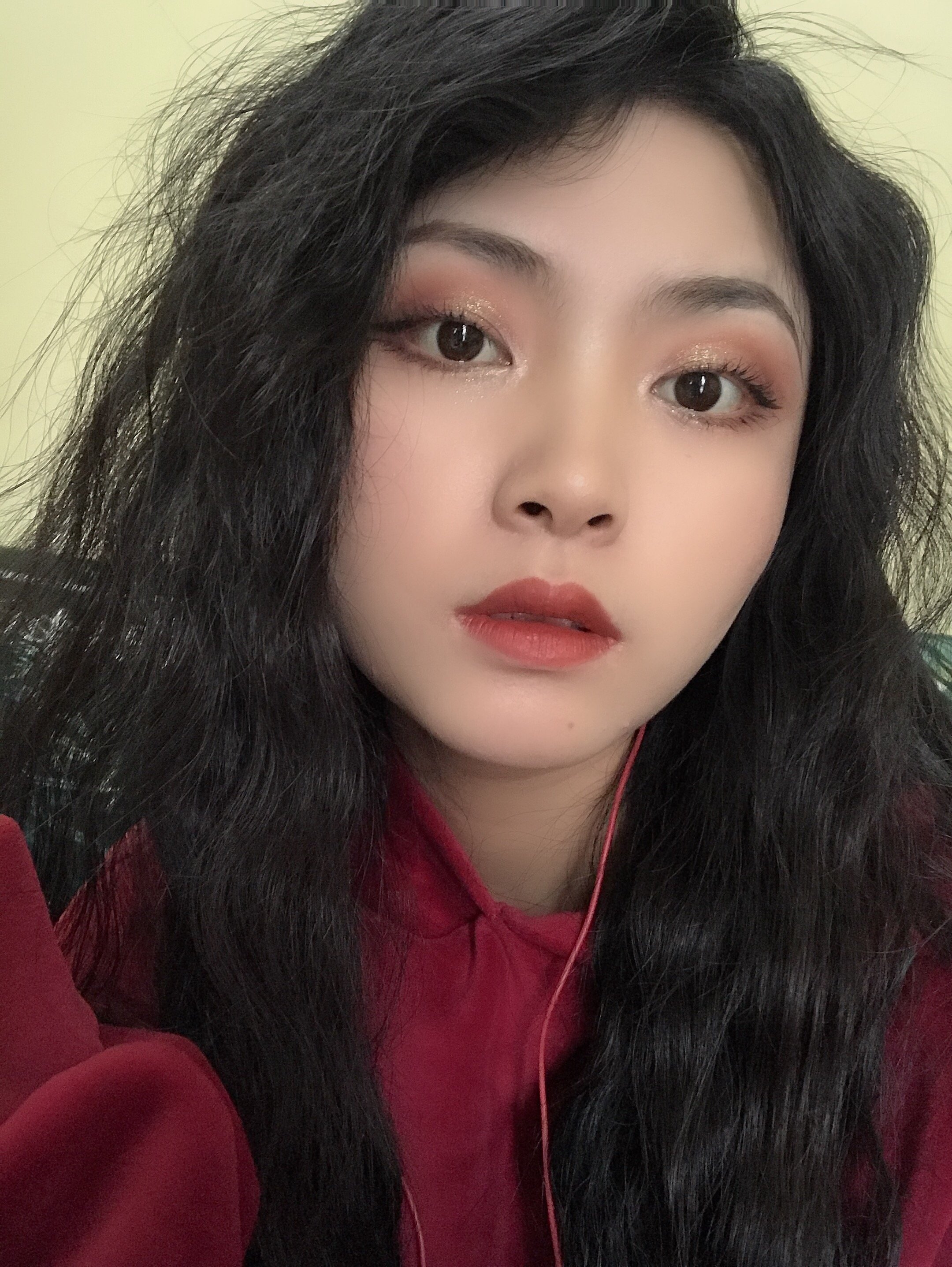 蜜汁死亡角度自拍#不敢给你们看原图,哈哈哈