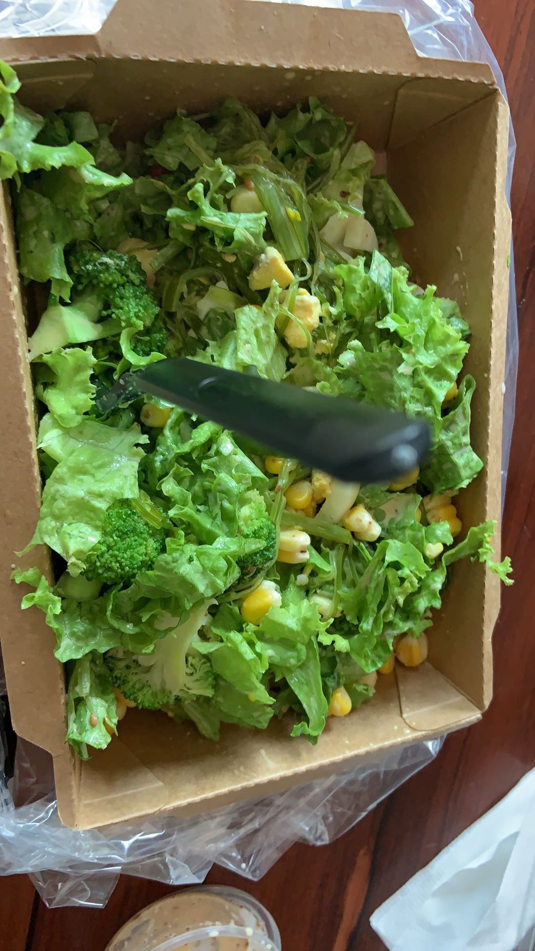 减肥吃了一中午的草