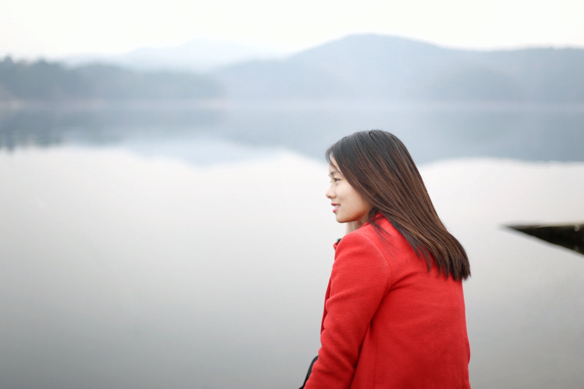 我的山水素颜侧面照