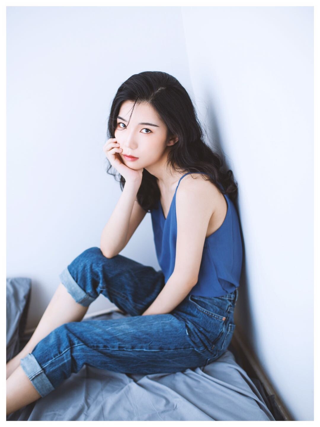 我希望我是蓝色的冬天的