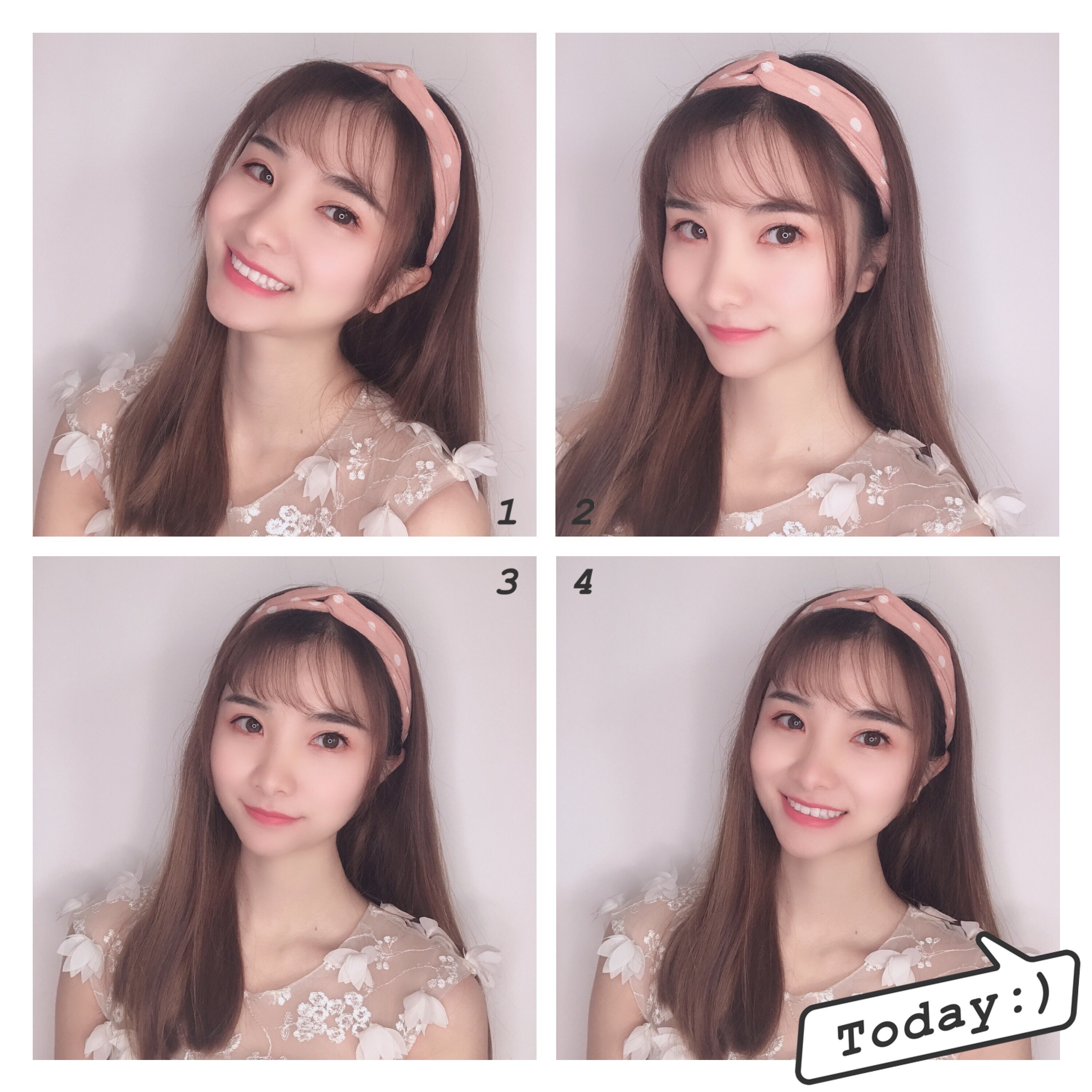 表情四连拍,女生可以自拍一天