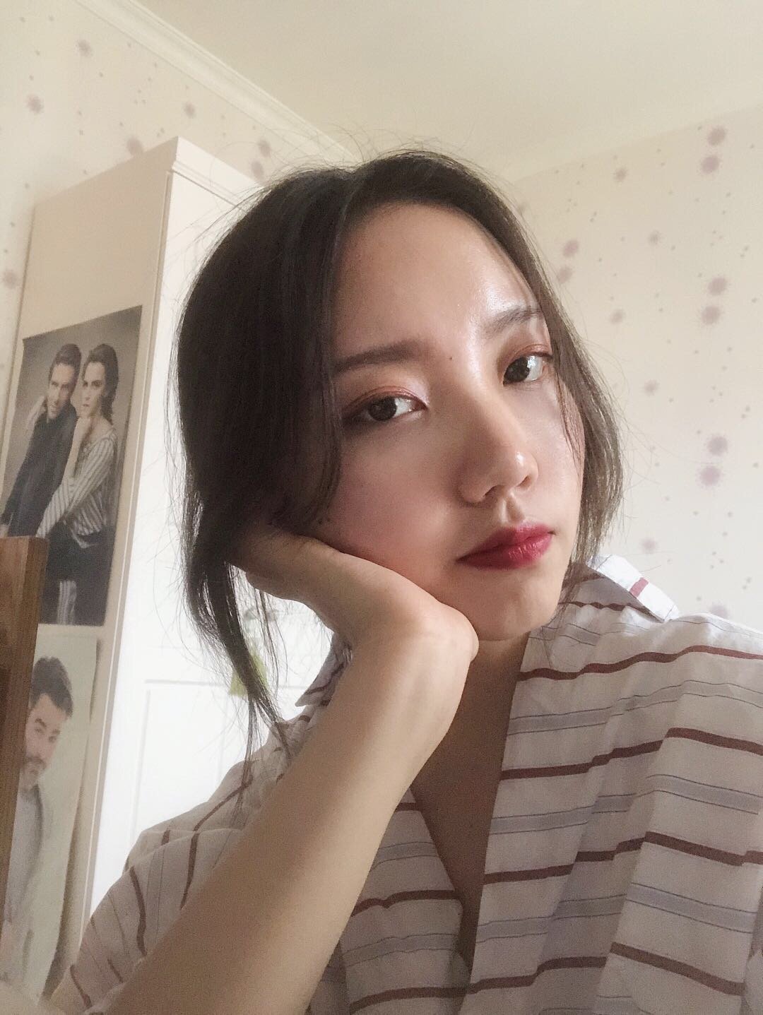 我就是下三白,三眼皮