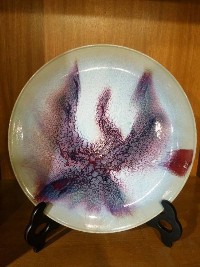 钧瓷龙凤盘,自然造化的鬼斧神工_圈子-新氧美容整形