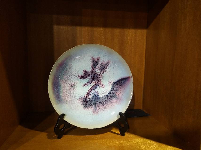 钧瓷龙凤盘,自然造化的鬼斧神工_圈子-新氧美容整形