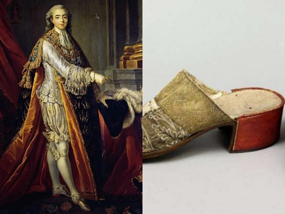18世纪路易十六的妻子也是很痴爱对高跟鞋的收藏