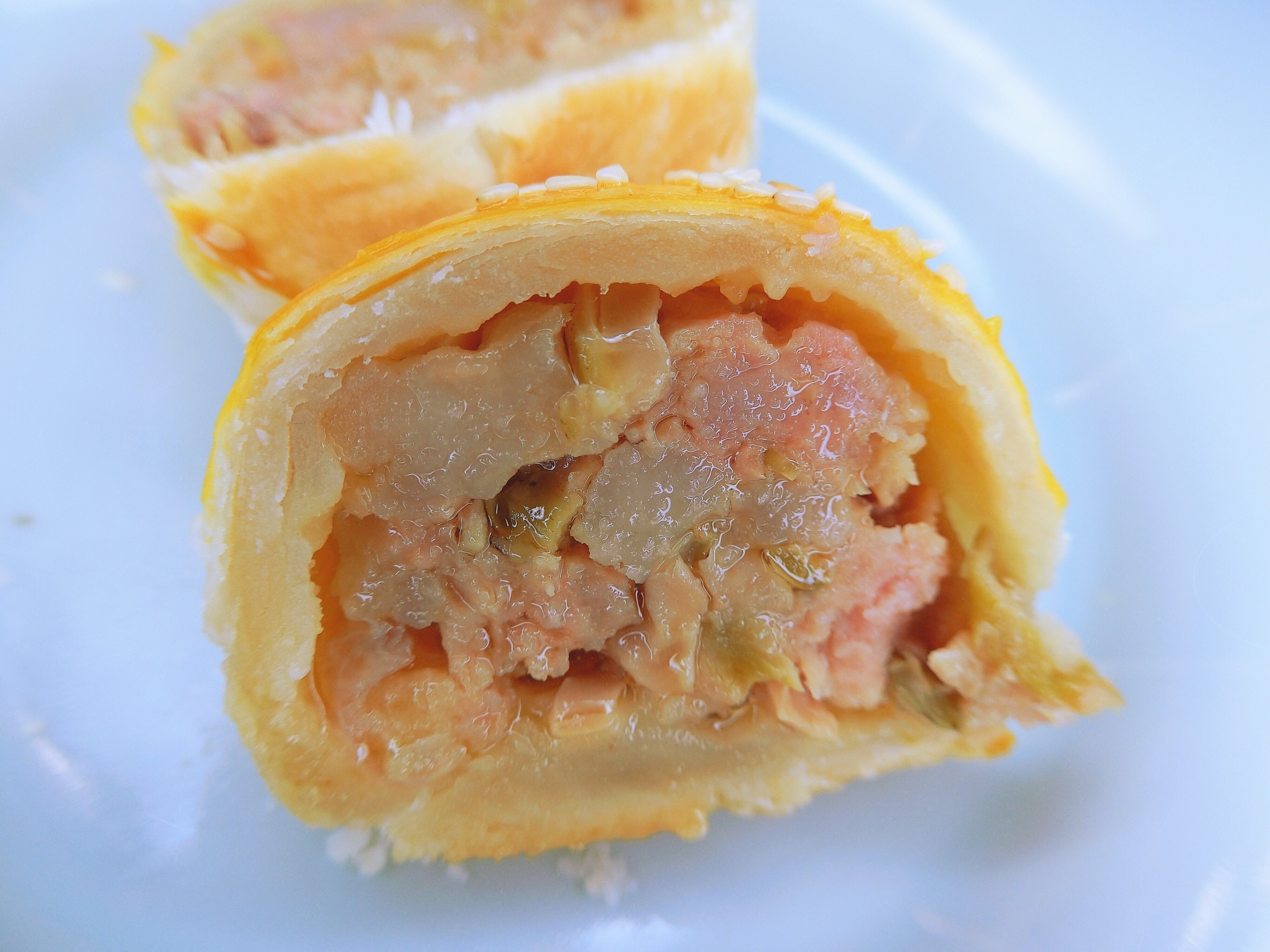 打小就爱吃榨菜鲜肉月饼 里面自己做啦!因_圈子-新氧美容整形