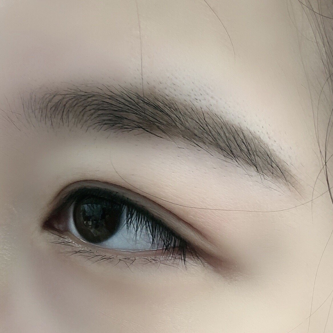 素颜最真实的眼睛可还好