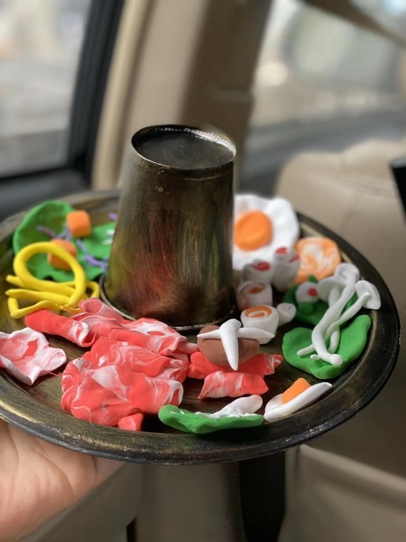 橡皮泥做的火锅