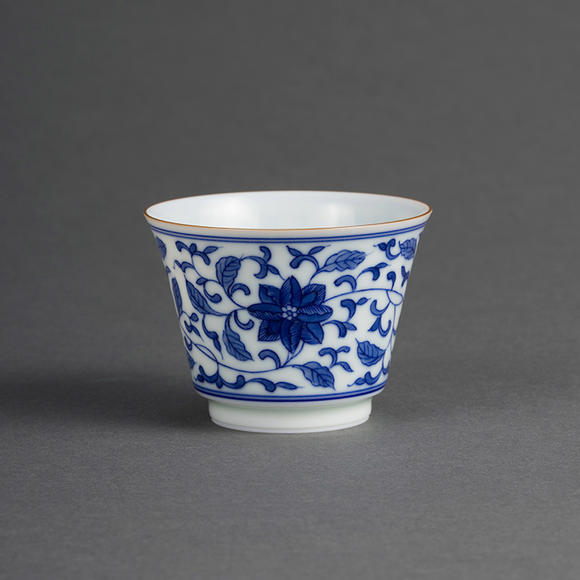 故宫文创 缠枝莲青花茶具