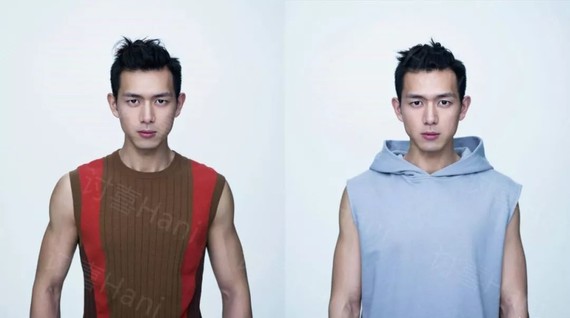 李现的肩宽在屏幕里很适合(太宽穿不进去很多高定窄版衣服的)