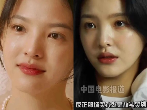 同样是小白花系列,为什么章若楠五官不如吴倩,清纯美感却远胜于她?