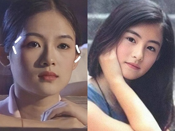 所以,她的 神图就会很像章子怡,又有张柏芝的神韵.